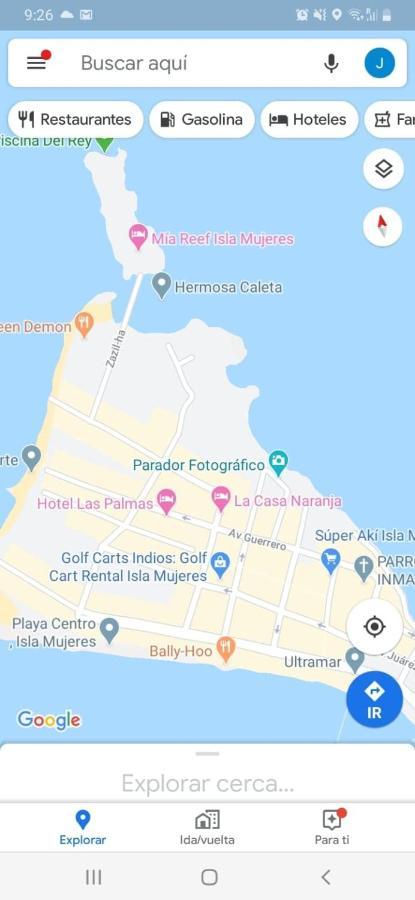 La Casa Naranja Hotell Isla Mujeres Exteriör bild